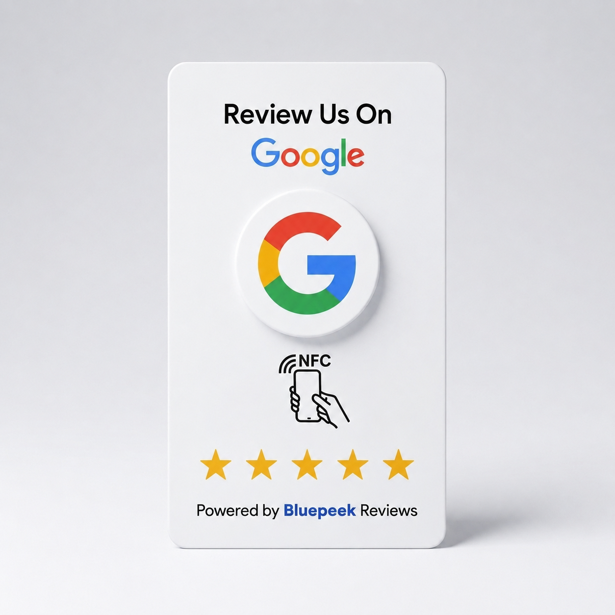 Bluepeek review business card