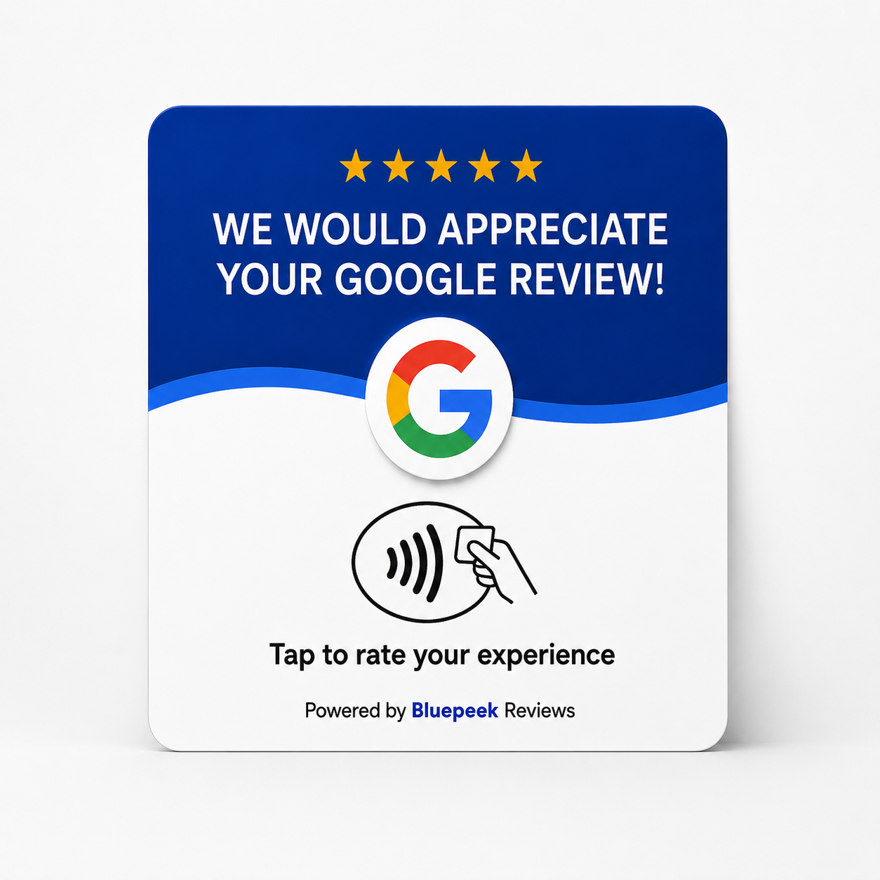 Bluepeek Wall Plaque